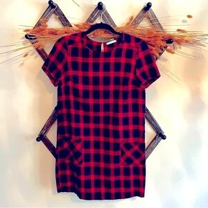Maitai Buffalo Check Shift Dress